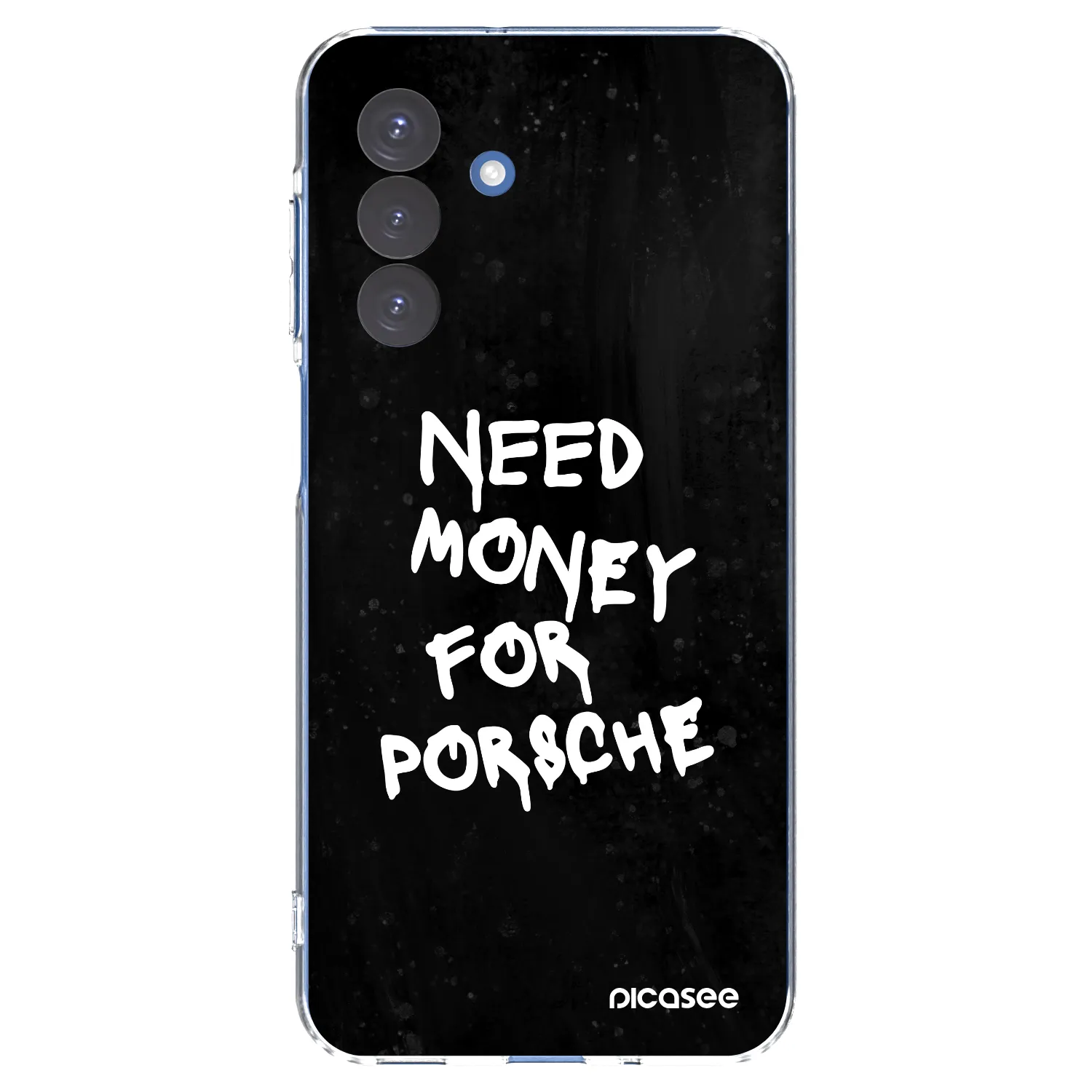 Picasee silikonový průhledný obal pro Samsung Galaxy A17 5G - Black Dollar