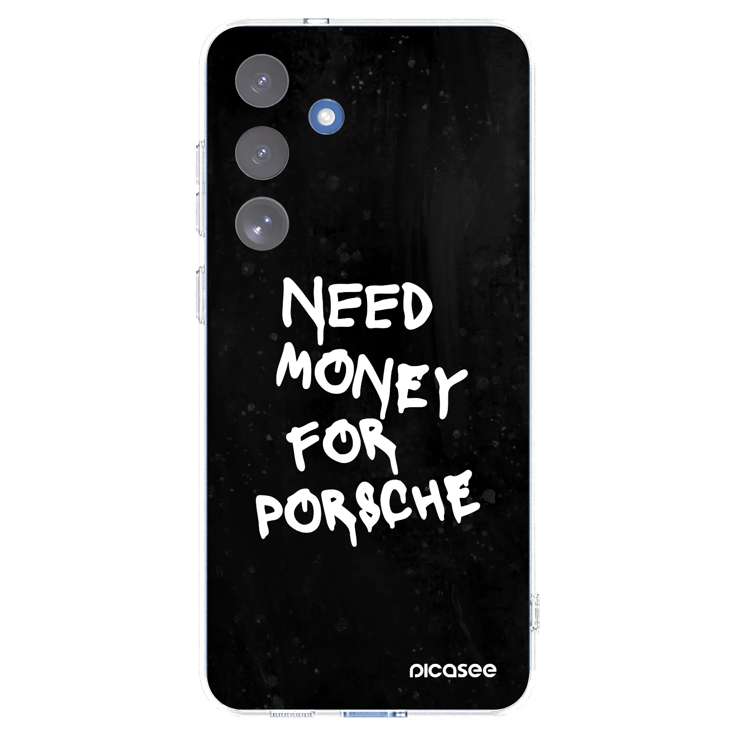Picasee silikonový průhledný obal pro Samsung Galaxy S25 FE 5G - Black Dollar