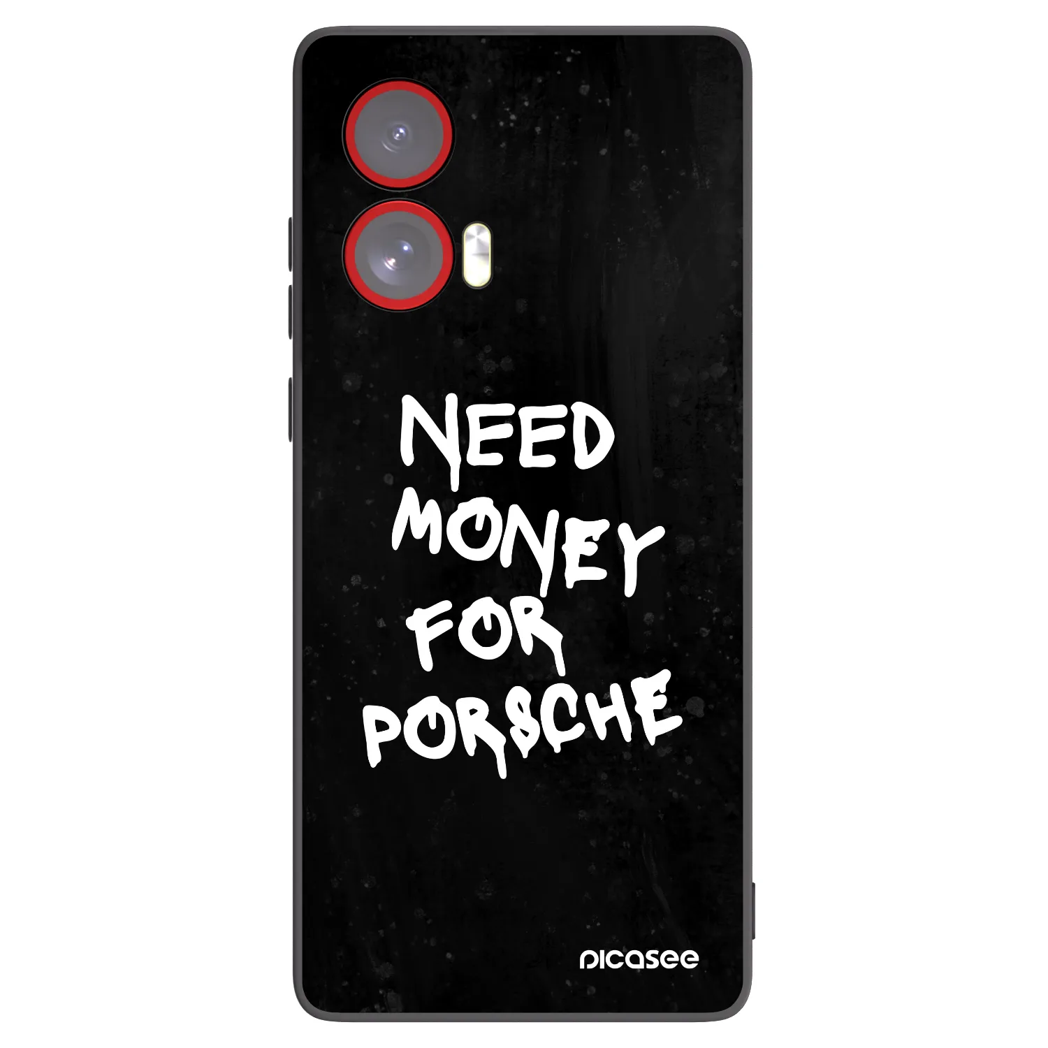 Picasee silikonový černý obal pro Motorola Edge 50 Fusion - Black Dollar