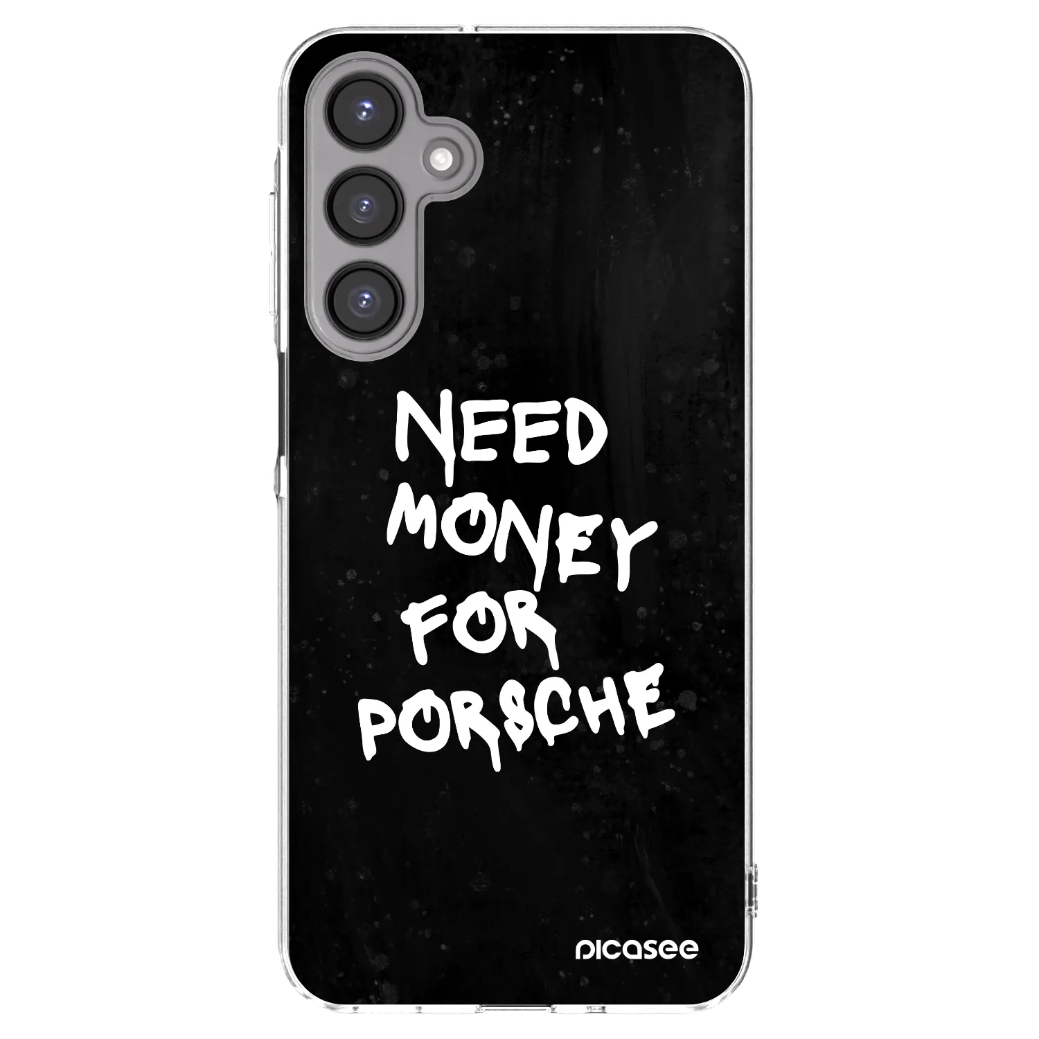 Picasee silikonový průhledný obal pro Samsung Galaxy A16 4G - Black Dollar