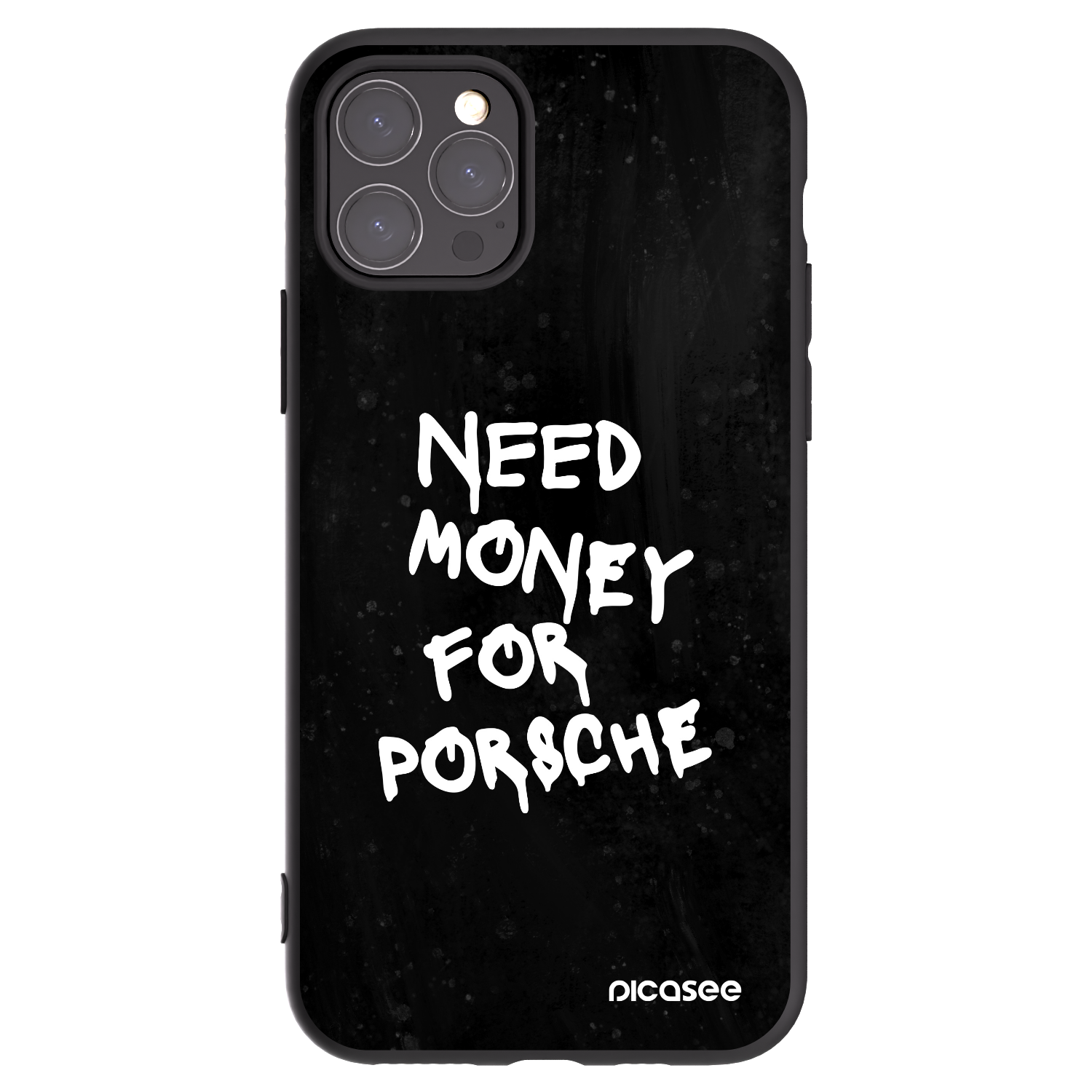 Picasee silikonový černý obal pro Apple iPhone 11 Pro - Black Dollar