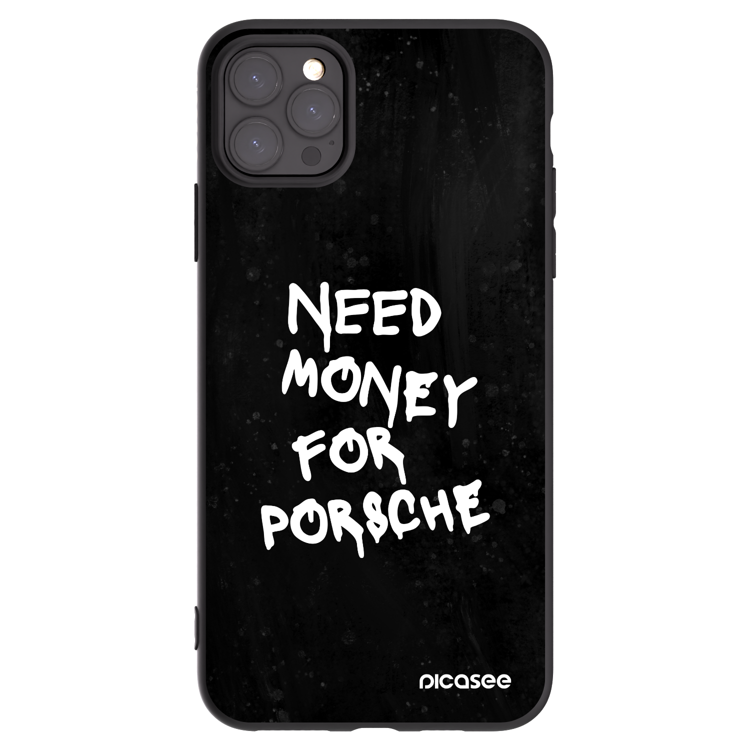 Picasee silikonový černý obal pro Apple iPhone 11 Pro Max - Black Dollar