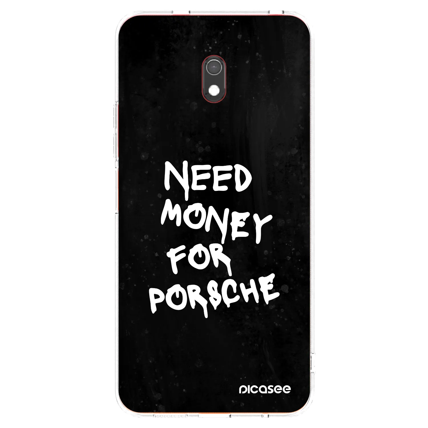 Picasee silikonový průhledný obal pro Xiaomi Redmi 8A - Black Dollar