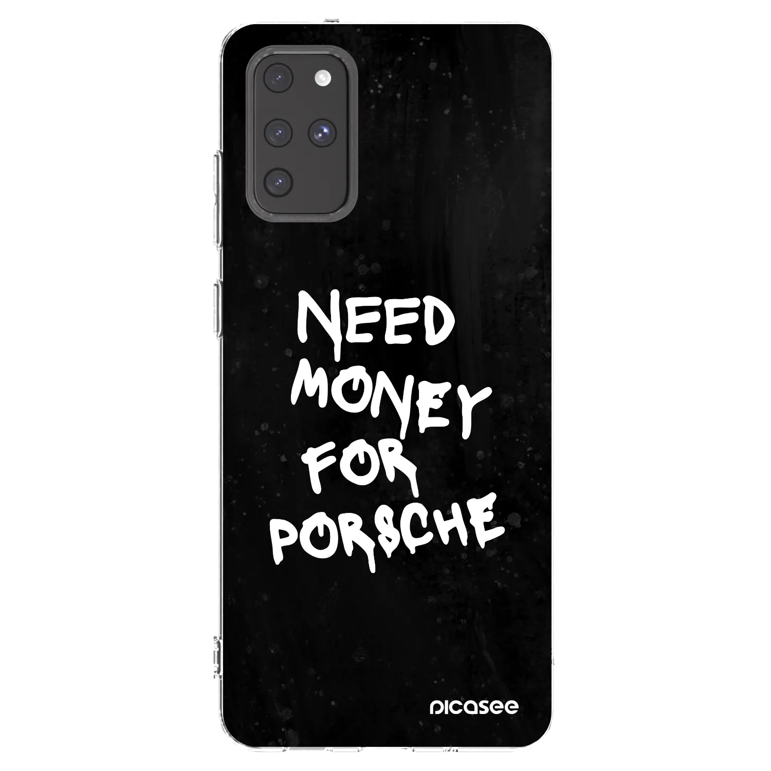 Picasee silikonový průhledný obal pro Samsung Galaxy S20+ G985F - Black Dollar