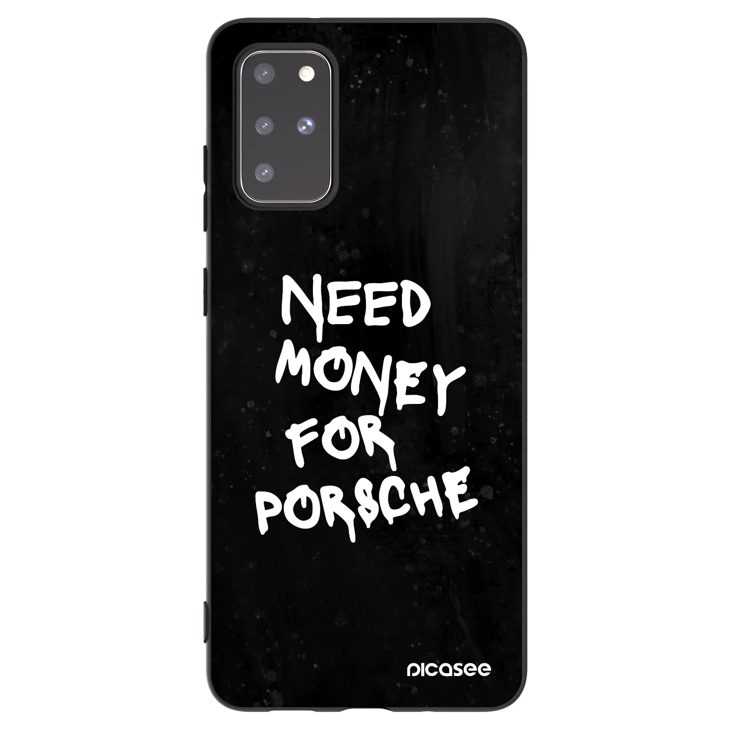 Picasee silikonový černý obal pro Samsung Galaxy S20+ G985F - Black Dollar
