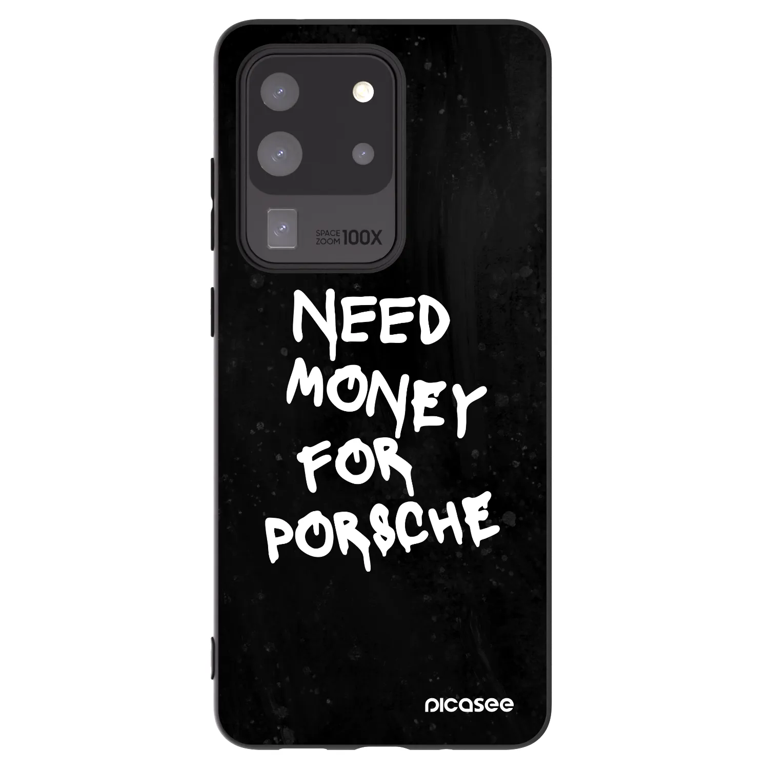 Picasee silikonový černý obal pro Samsung Galaxy S20 Ultra 5G G988F - Black Dollar