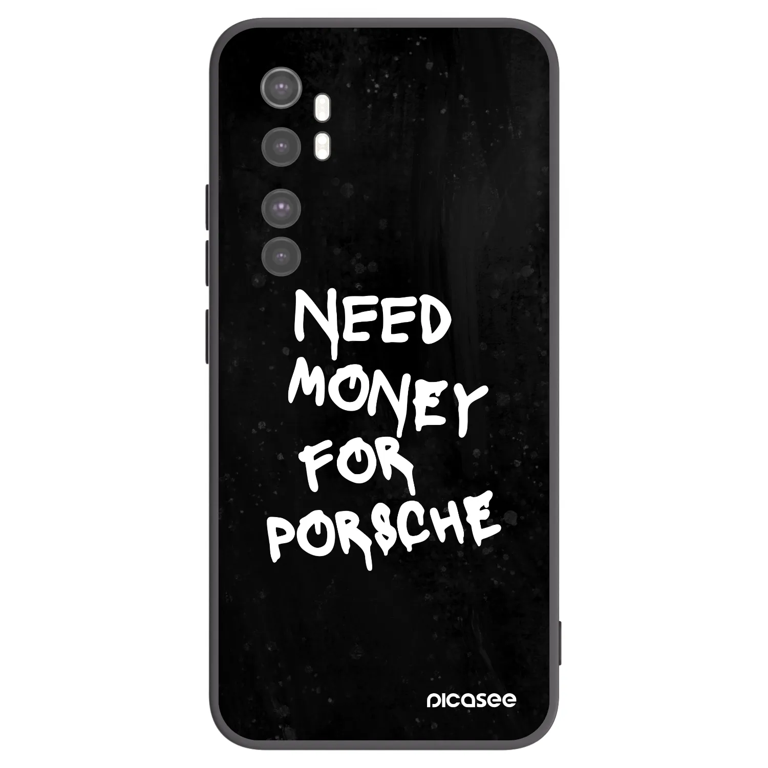 Picasee silikonový černý obal pro Xiaomi Mi Note 10 Lite - Black Dollar