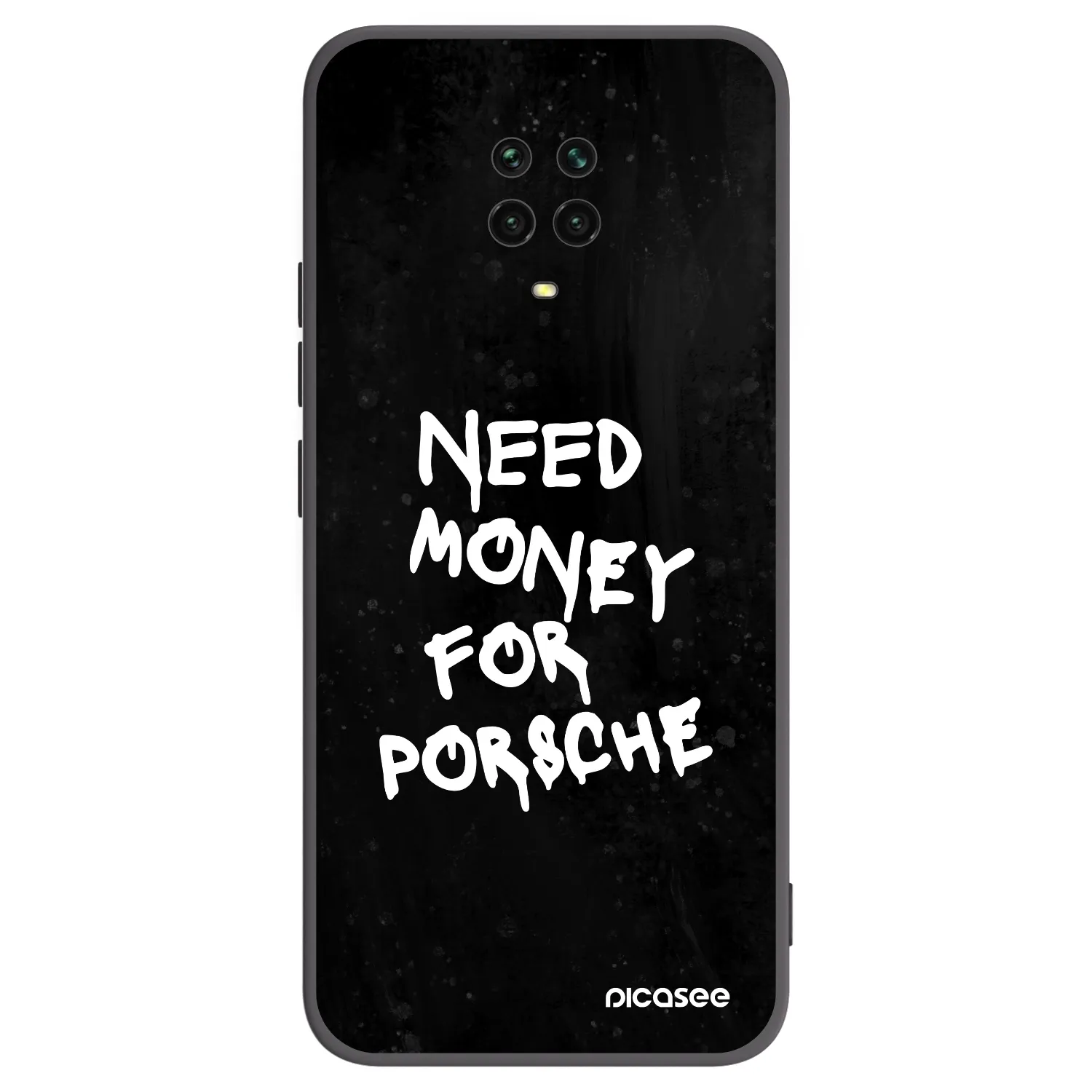 Picasee silikonový černý obal pro Xiaomi Redmi Note 9S - Black Dollar