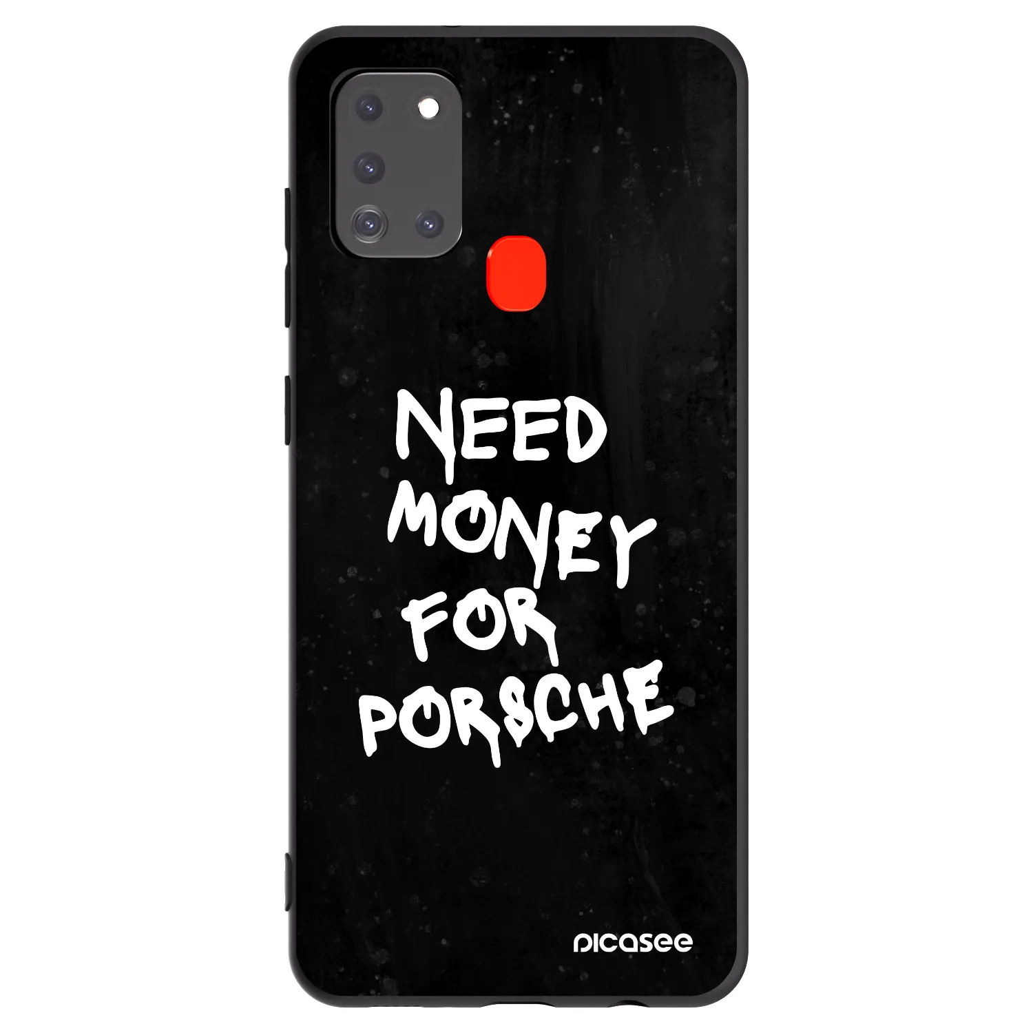 Picasee silikonový černý obal pro Samsung Galaxy A21s - Black Dollar