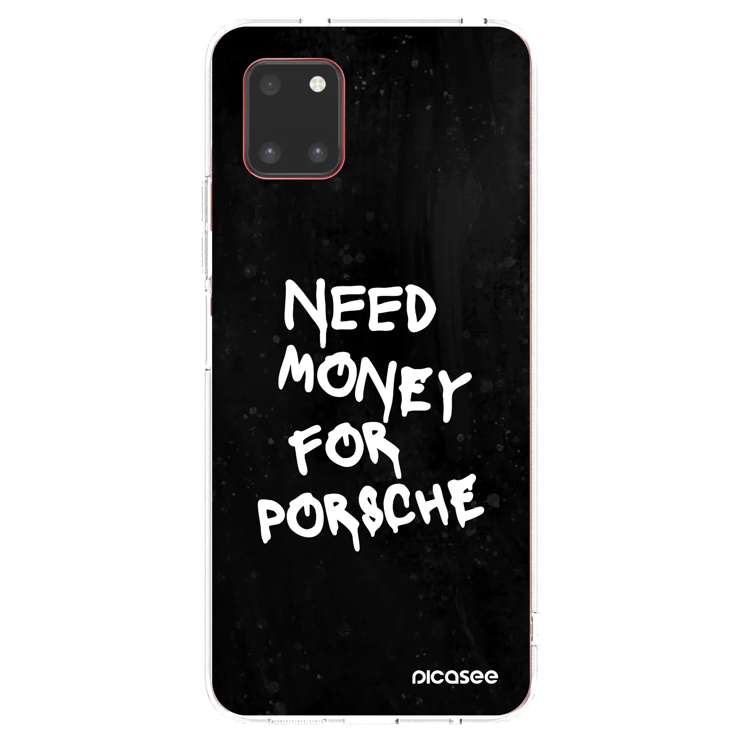 Picasee silikonový průhledný obal pro Samsung Galaxy Note 10 Lite N770F - Black Dollar