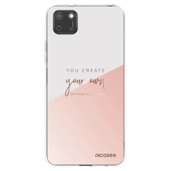 Picasee silikonový průhledný obal pro Huawei Y5P - Vytvoř si svou vlastní příležitost