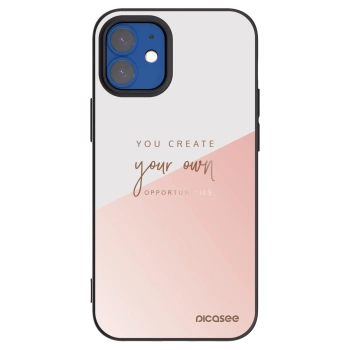 Picasee silikonový černý obal pro Apple iPhone 12 mini - You create your own opportunities