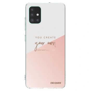 Picasee silikonový průhledný obal pro Samsung Galaxy M51 M515F - Vytvoř si svou vlastní příležitost