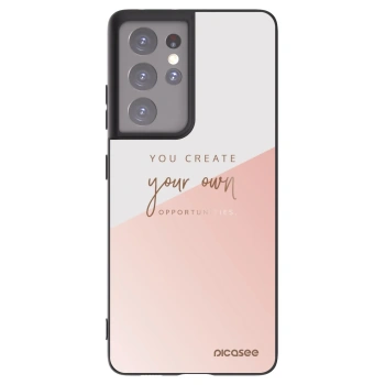 Picasee silikonový černý obal pro Samsung Galaxy S21 Ultra 5G G998B - Vytvoř si svou vlastní příležitost