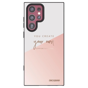 Picasee silikonový černý obal pro Samsung Galaxy S22 Ultra 5G - Vytvoř si svou vlastní příležitost