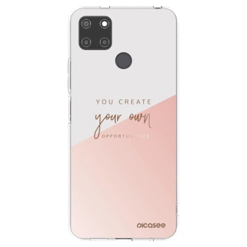 Picasee silikonový průhledný obal pro Realme C21Y - You create your own opportunities