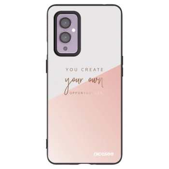 Picasee silikonový černý obal pro OnePlus 9 - Vytvoř si svou vlastní příležitost