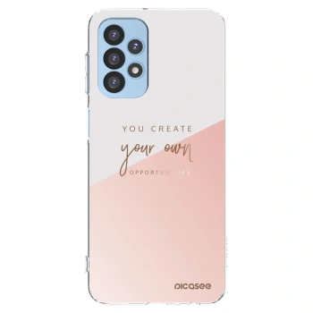 Picasee silikonový průhledný obal pro Samsung Galaxy A23 A235F 4G - You create your own opportunities