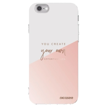 Picasee silikonový průhledný obal pro Apple iPhone 6/6S - Vytvoř si svou vlastní příležitost