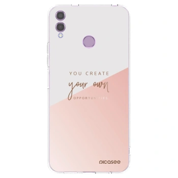 Picasee silikonový průhledný obal pro Honor 8X - Vytvoř si svou vlastní příležitost