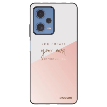 Picasee silikonový černý obal pro Xiaomi Redmi Note 12 Pro 5G - Vytvoř si svou vlastní příležitost