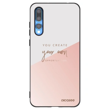 Picasee silikonový černý obal pro Huawei P20 Pro - Vytvoř si svou vlastní příležitost