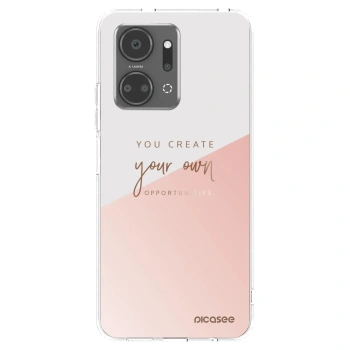 Picasee silikonový průhledný obal pro Honor X7a - Vytvoř si svou vlastní příležitost