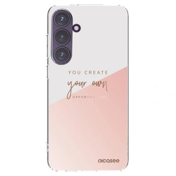 Picasee silikonový průhledný obal pro Samsung Galaxy S24+ S926B 5G - Vytvoř si svou vlastní příležitost