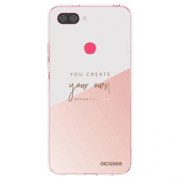 Picasee silikonový průhledný obal pro Xiaomi Mi 8 Lite - Vytvoř si svou vlastní příležitost