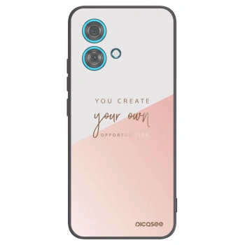 Picasee silikonový černý obal pro Motorola Edge 40 Neo - Vytvoř si svou vlastní příležitost
