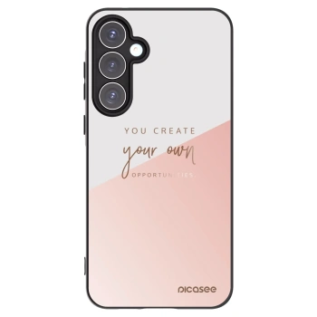 Picasee silikonový černý obal pro Samsung Galaxy A55 5G A556B - You create your own opportunities