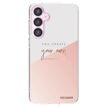 Picasee silikonový průhledný obal pro Samsung Galaxy A55 5G A556B - You create your own opportunities