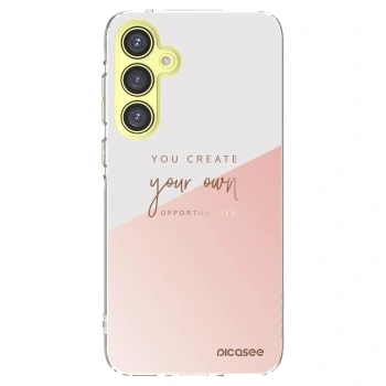 Picasee silikonový průhledný obal pro Samsung Galaxy A35 5G A356B - Vytvoř si svou vlastní příležitost
