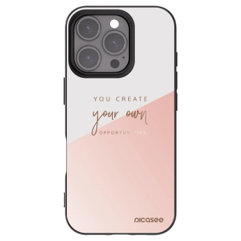 Picasee silikonový černý obal pro Apple iPhone 16 Pro - Vytvoř si svou vlastní příležitost