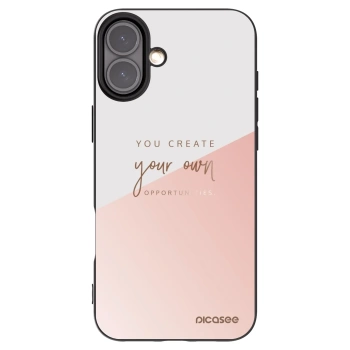 Picasee silikonový černý obal pro Apple iPhone 16 Plus - You create your own opportunities