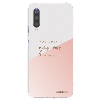 Picasee silikonový průhledný obal pro Xiaomi Mi 9 - Vytvoř si svou vlastní příležitost