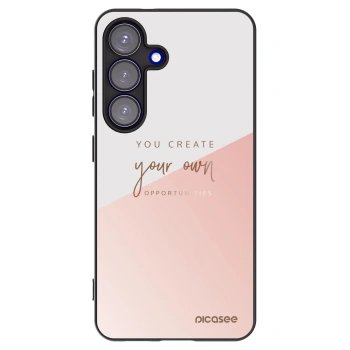 Picasee silikonový černý obal pro Samsung Galaxy S25 5G - Vytvoř si svou vlastní příležitost