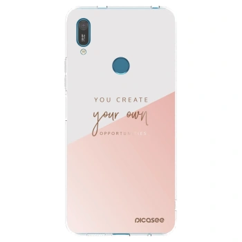 Picasee silikonový průhledný obal pro Huawei Y7 2019 - Vytvoř si svou vlastní příležitost