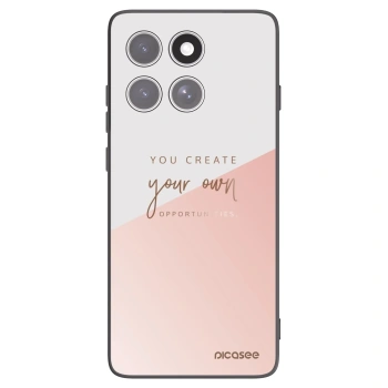 Picasee silikonový černý obal pro Motorola Edge 60 Pro - Vytvoř si svou vlastní příležitost