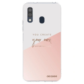 Picasee silikonový průhledný obal pro Samsung Galaxy A40 A405F - Vytvoř si svou vlastní příležitost