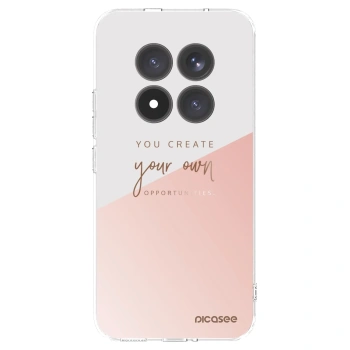 Picasee silikonový průhledný obal pro Xiaomi Redmi Note 15 Pro+ - Vytvoř si svou vlastní příležitost