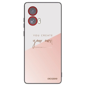 Picasee silikonový černý obal pro Motorola Edge 50 Fusion - Vytvoř si svou vlastní příležitost