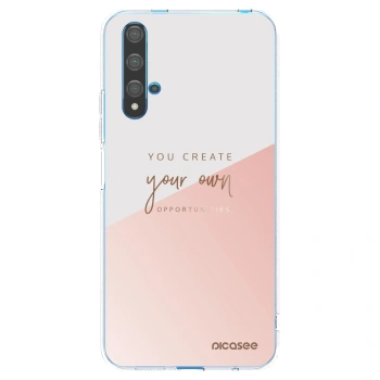 Picasee silikonový průhledný obal pro Huawei Nova 5T - Vytvoř si svou vlastní příležitost