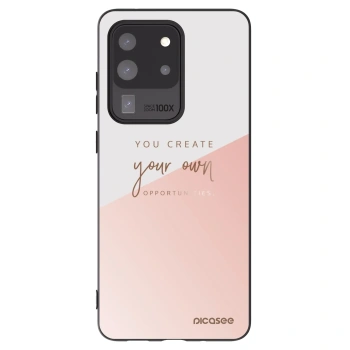 Picasee silikonový černý obal pro Samsung Galaxy S20 Ultra 5G G988F - Vytvoř si svou vlastní příležitost