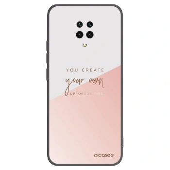 Picasee silikonový černý obal pro Xiaomi Redmi Note 9 Pro - Vytvoř si svou vlastní příležitost