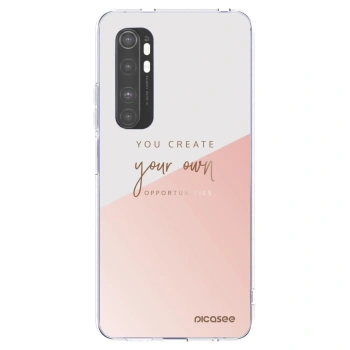 Picasee silikonový průhledný obal pro Xiaomi Mi Note 10 Lite - Vytvoř si svou vlastní příležitost