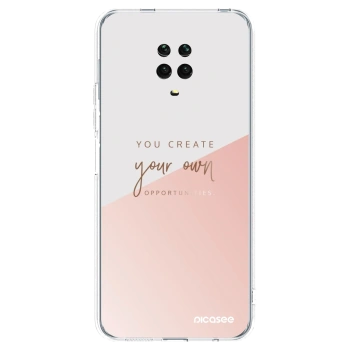 Picasee silikonový průhledný obal pro Xiaomi Redmi Note 9S - Vytvoř si svou vlastní příležitost