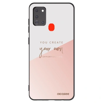Picasee silikonový černý obal pro Samsung Galaxy A21s - Vytvoř si svou vlastní příležitost