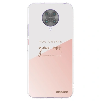 Picasee silikonový průhledný obal pro Xiaomi Poco F2 Pro - Vytvoř si svou vlastní příležitost