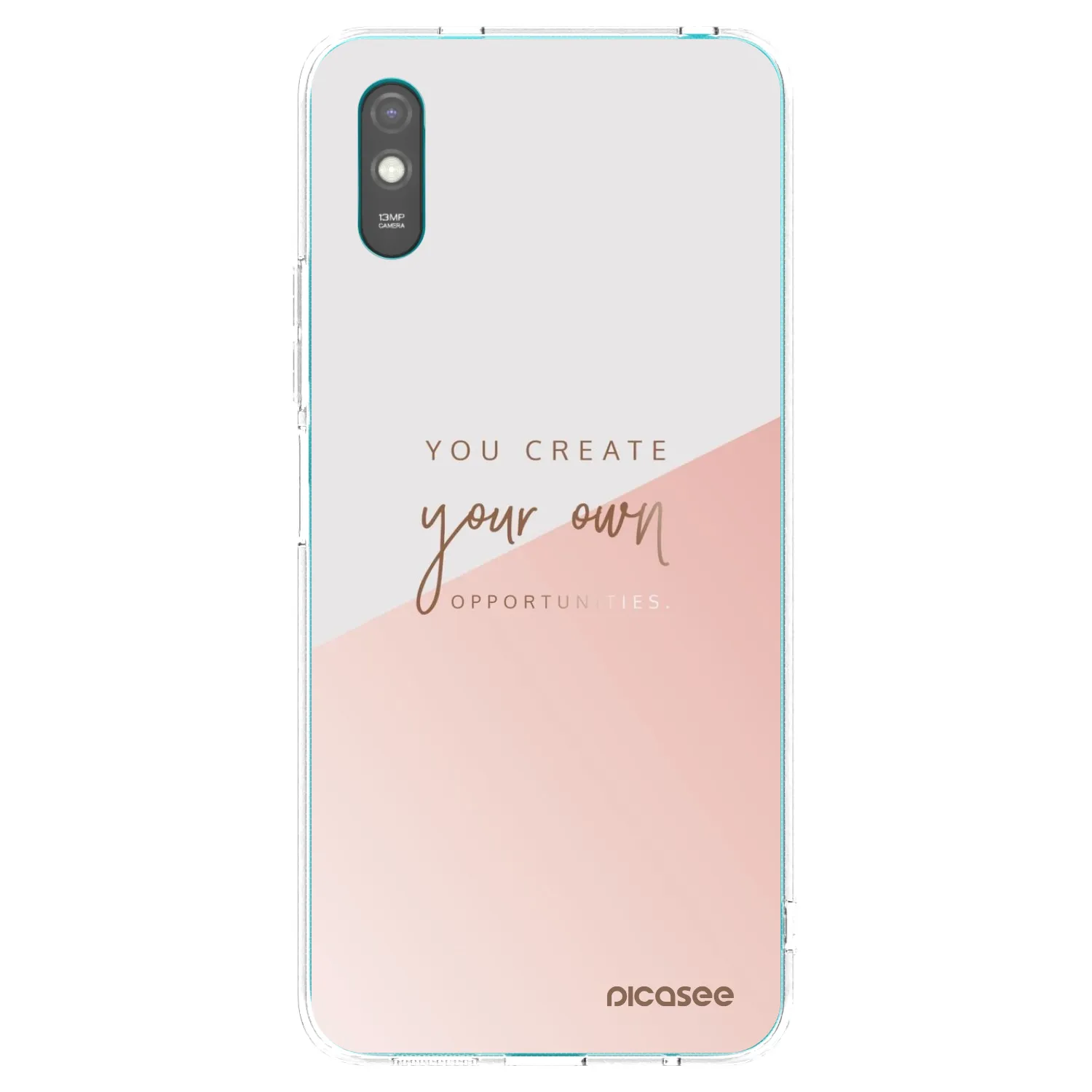 Picasee silikonový průhledný obal pro Xiaomi Redmi 9A - Vytvoř si svou vlastní příležitost